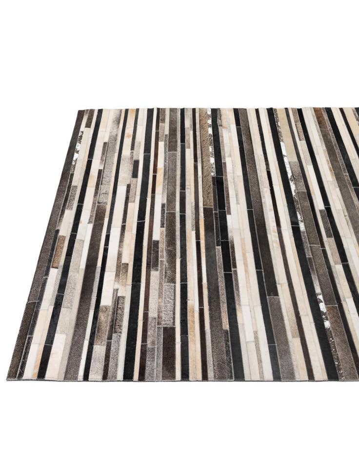 Detail image of  5' x 8' Cowhide - Patchwork Rug