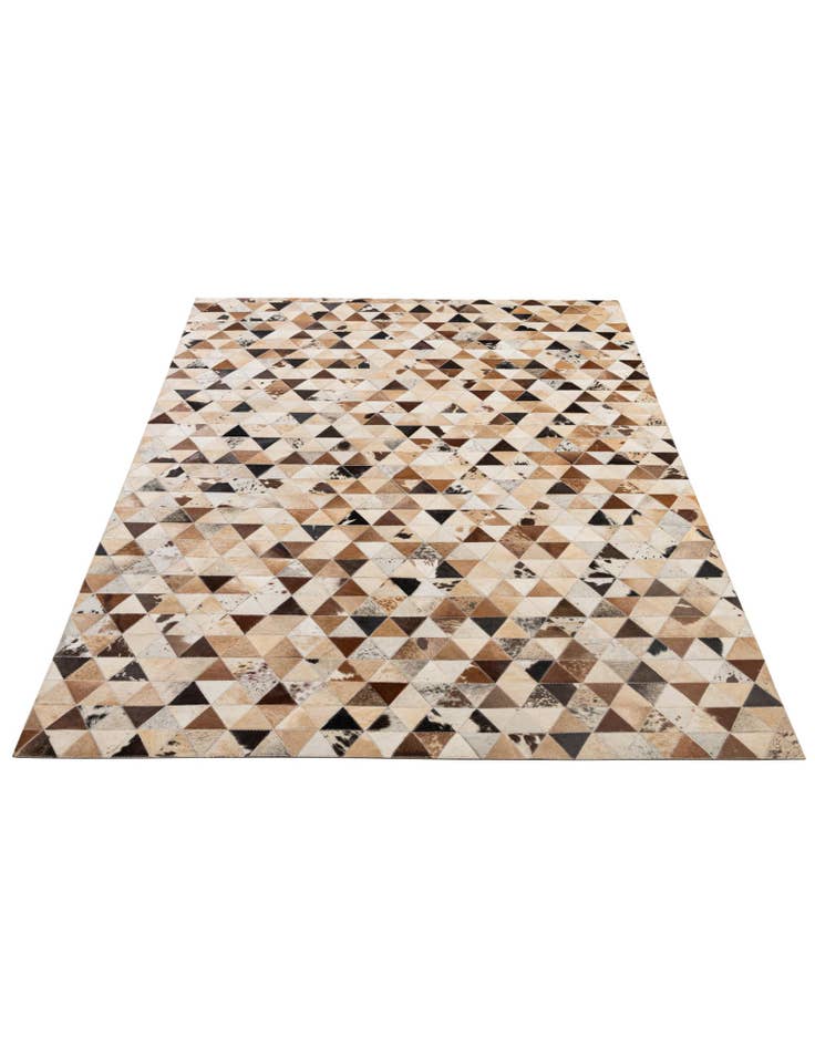 Detail image of  5' x 7' 11 Cowhide - Patchwork Rug