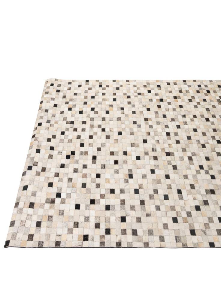 Detail image of  5' x 7' 11 Cowhide - Patchwork Rug