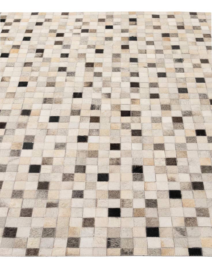 Detail image of  5' x 7' 11 Cowhide - Patchwork Rug