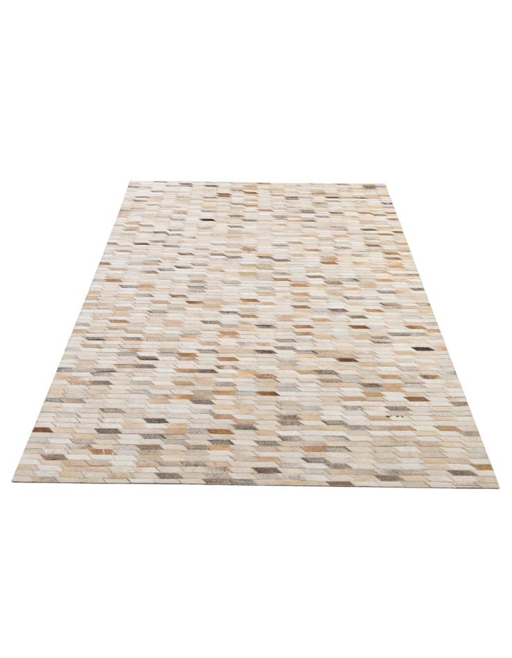 Detail image of  5' 1 x 8' 2 Cowhide - Patchwork Rug