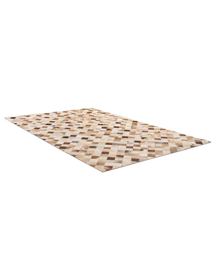 Detail image of  5' 1 x 8' Cowhide - Patchwork Rug