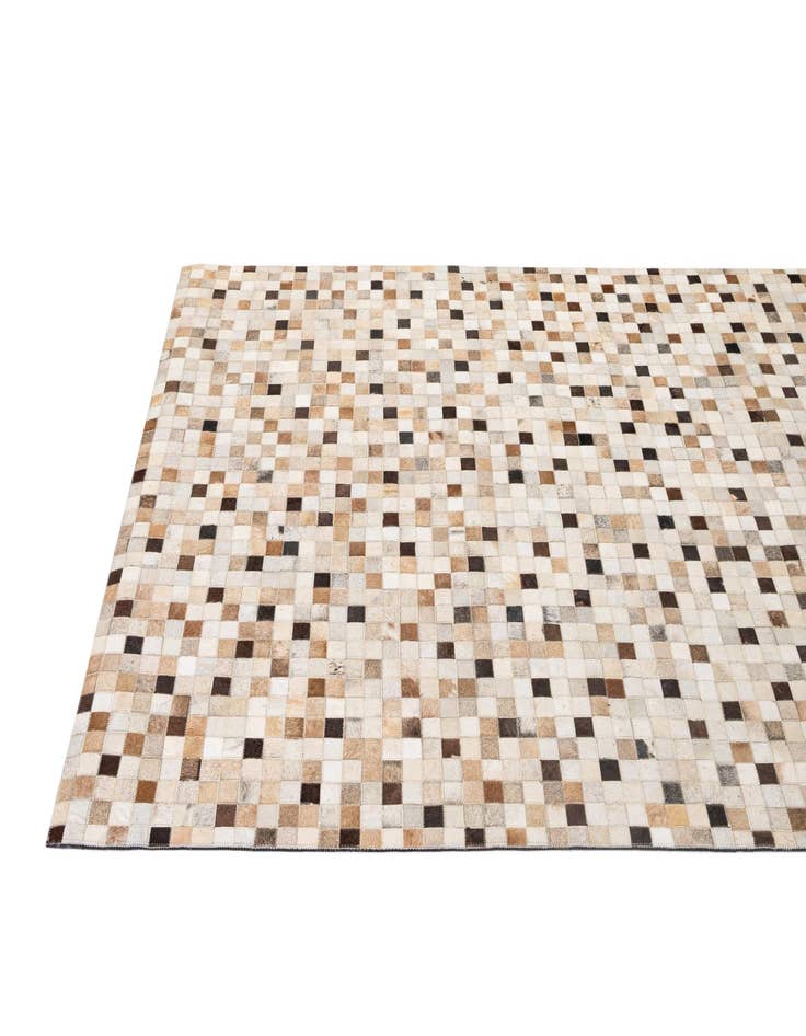 Detail image of  5' x 8' Cowhide - Patchwork Rug