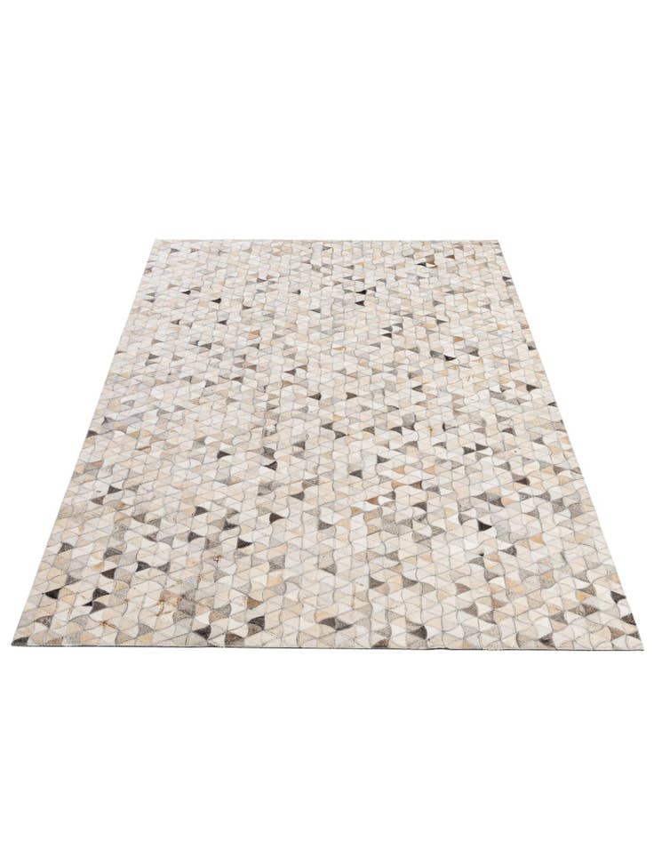 Detail image of  5' x 7' 11 Cowhide - Patchwork Rug