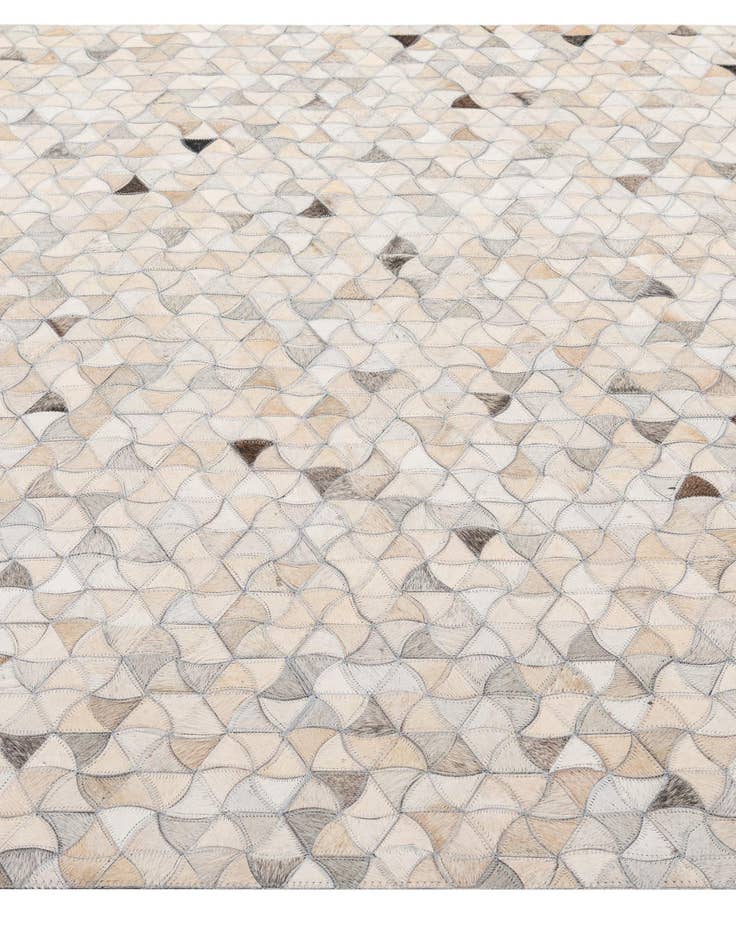 Detail image of  5' x 8' Cowhide - Patchwork Rug