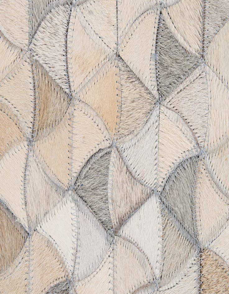 Detail image of  5' x 8' Cowhide - Patchwork Rug