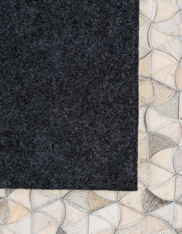 Detail image of  5' x 8' Cowhide - Patchwork Rug