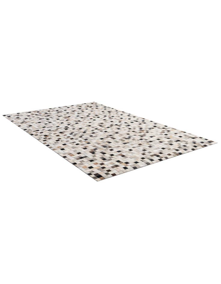 Detail image of  5' x 7' 11 Cowhide - Patchwork Rug