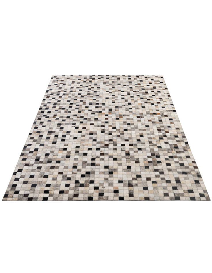 Detail image of  5' x 7' 11 Cowhide - Patchwork Rug