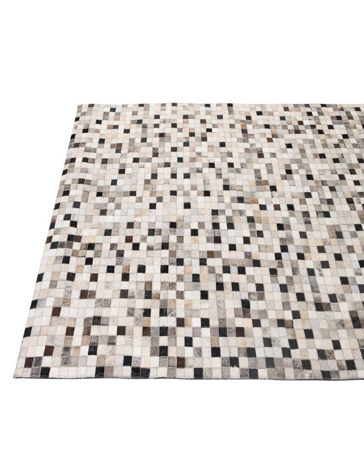 Detail image of  5' x 7' 11 Cowhide - Patchwork Rug