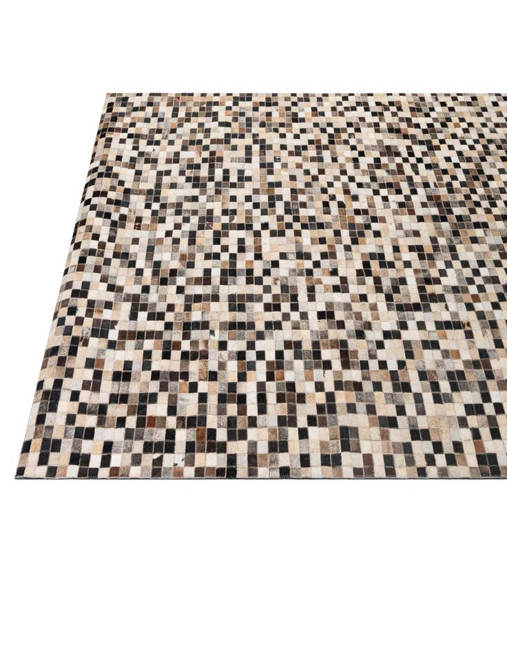 Detail image of  5' x 7' 11 Cowhide - Patchwork Rug
