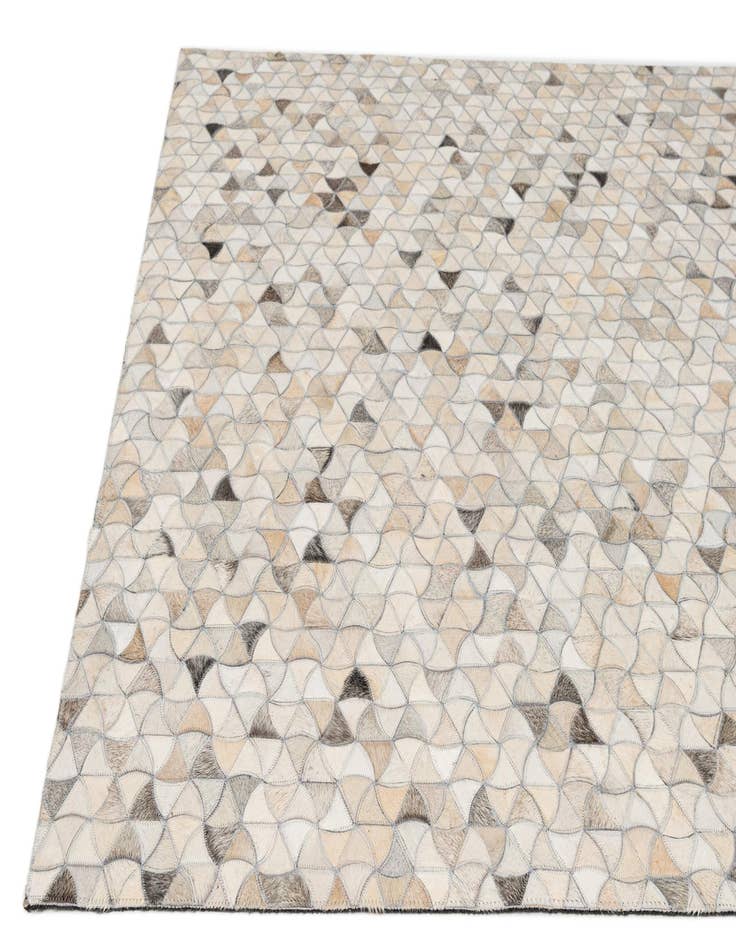 Detail image of  5' x 8' Cowhide - Patchwork Rug