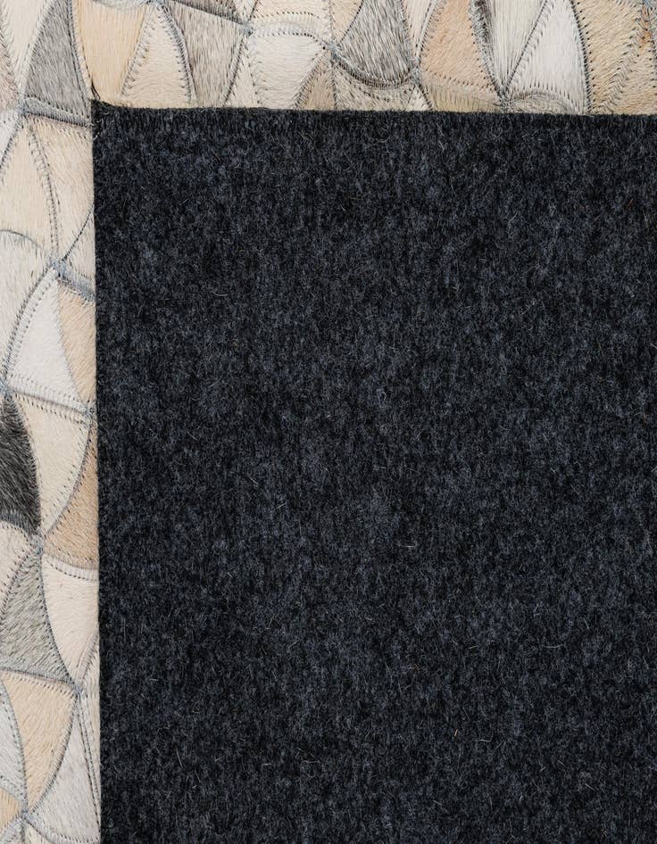 Detail image of  5' x 8' Cowhide - Patchwork Rug