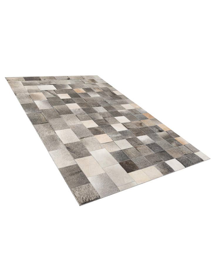 Detail image of  5' x 8' Cowhide - Patchwork Rug