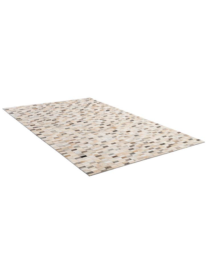 Detail image of  5' 1 x 8' 1 Cowhide - Patchwork Rug