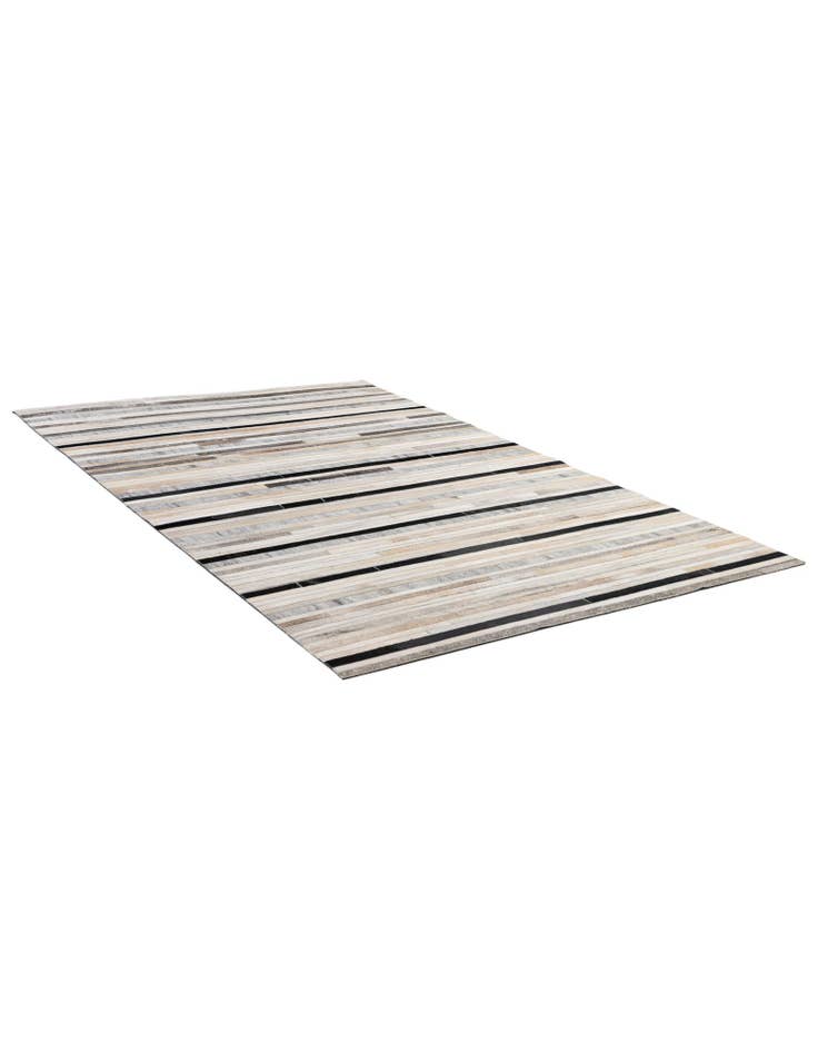 Detail image of  5' 1 x 8' 1 Cowhide - Patchwork Rug