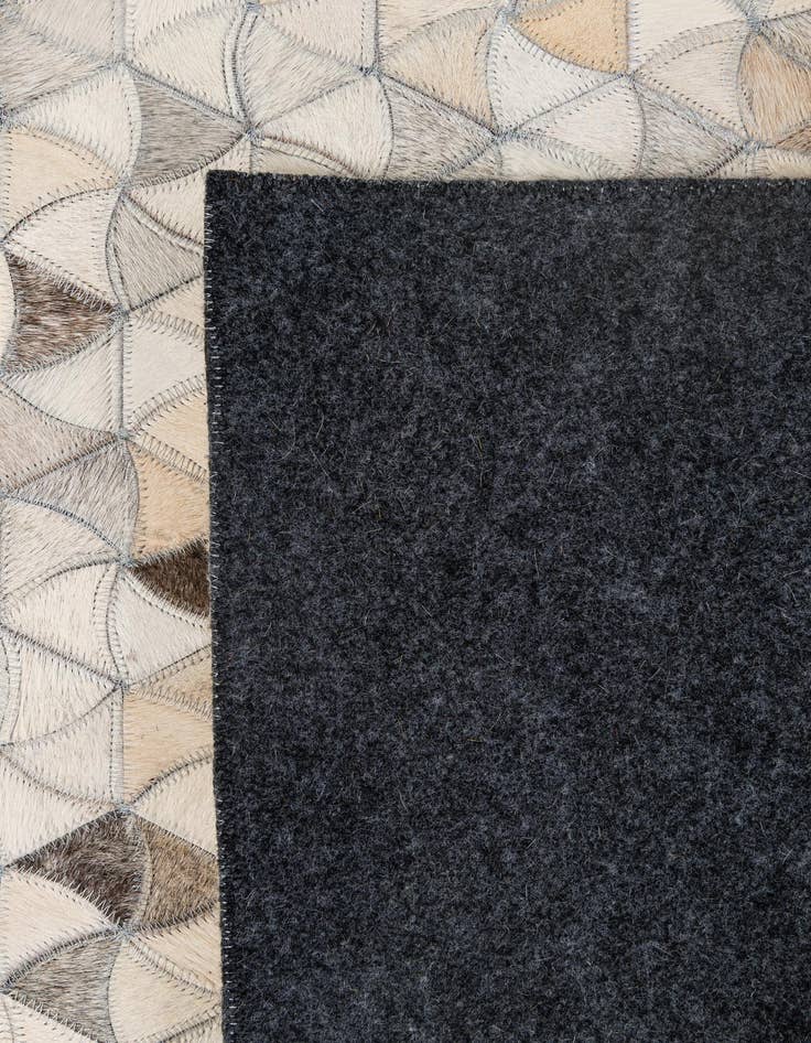 Detail image of  5' x 8' Cowhide - Patchwork Rug