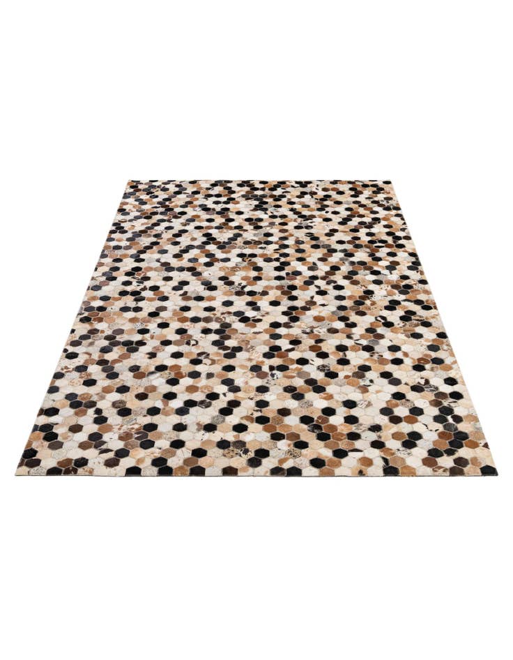 Detail image of  5' x 8' 1 Cowhide - Patchwork Rug