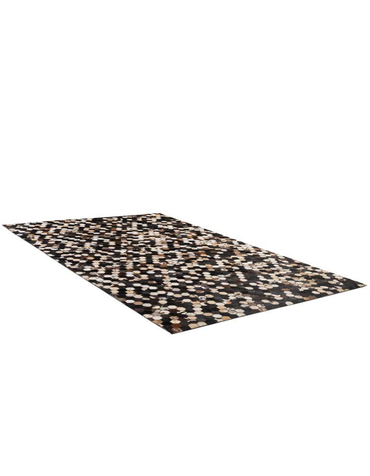 Detail image of  5' 1 x 8' 1 Cowhide - Patchwork Rug