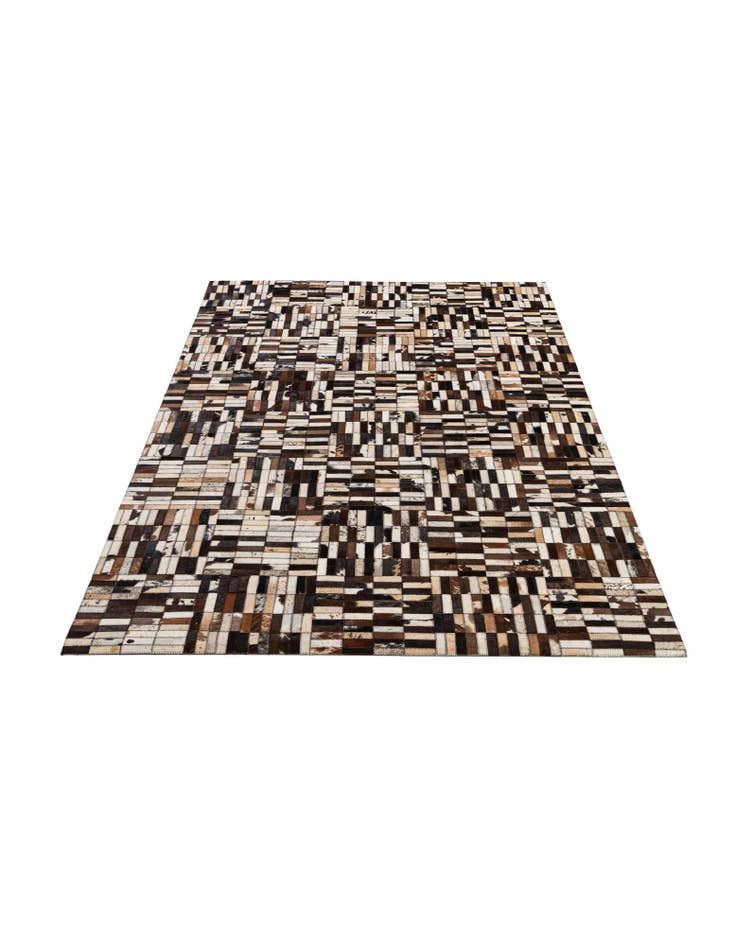 Detail image of  5' x 7' 10 Cowhide - Patchwork Rug