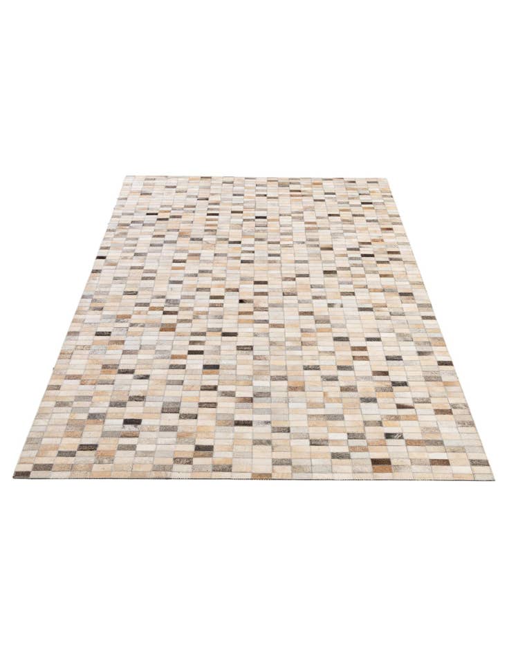 Detail image of  5' x 8' Cowhide - Patchwork Rug