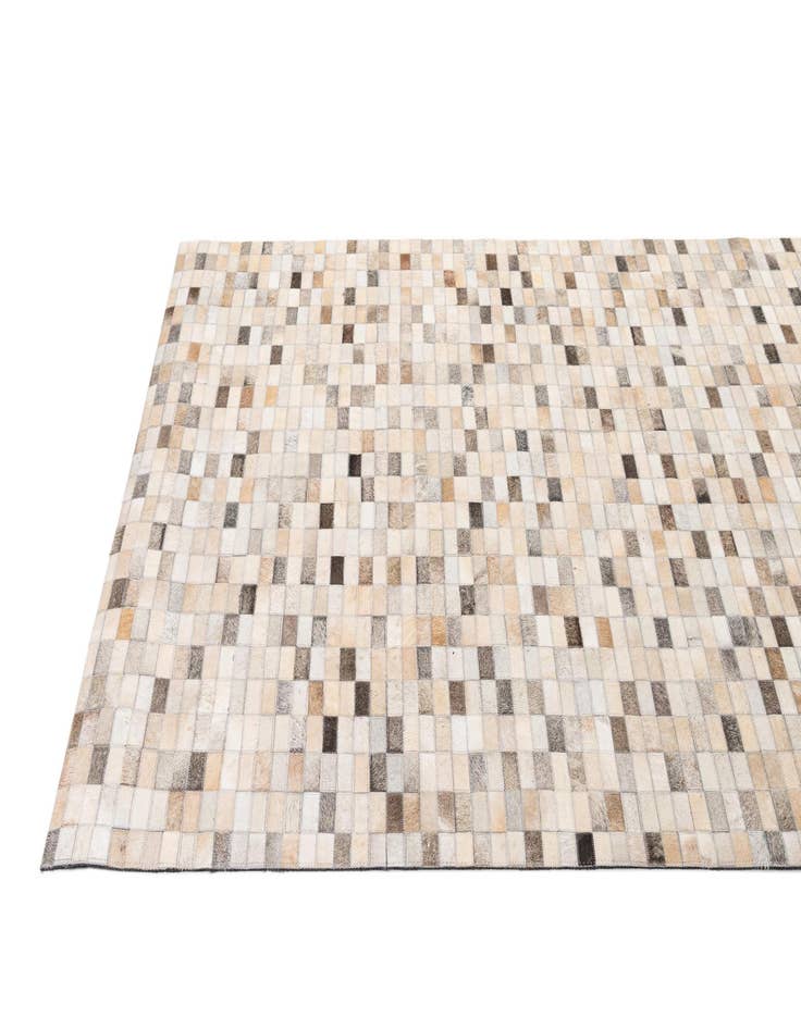 Detail image of  5' x 8' Cowhide - Patchwork Rug