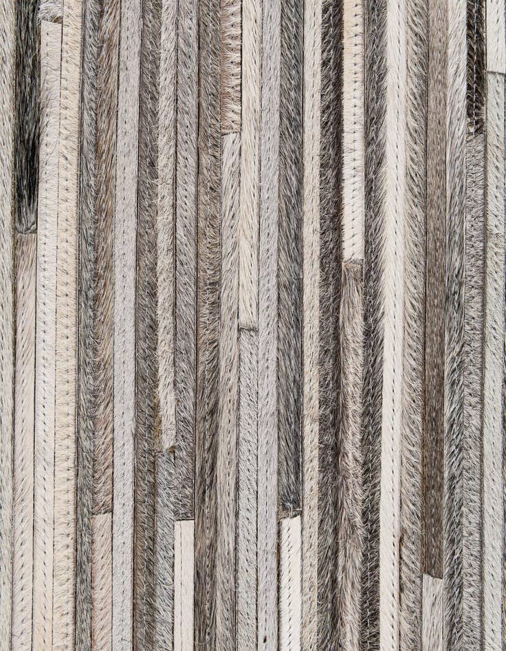 Detail image of  5' 1 x 8' 2 Cowhide - Patchwork Rug