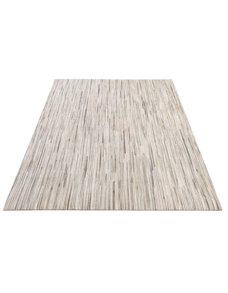 Detail image of  5' 2 x 8' Cowhide - Patchwork Rug