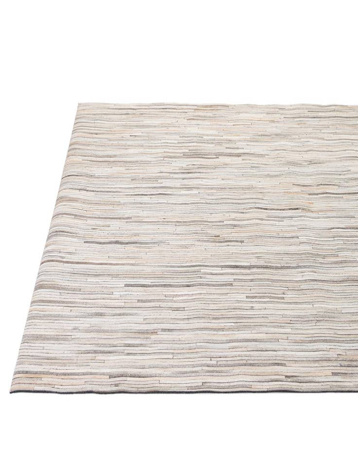 Detail image of  5' 2 x 8' Cowhide - Patchwork Rug