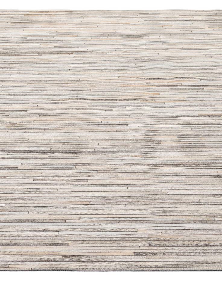 Detail image of  5' 2 x 8' Cowhide - Patchwork Rug