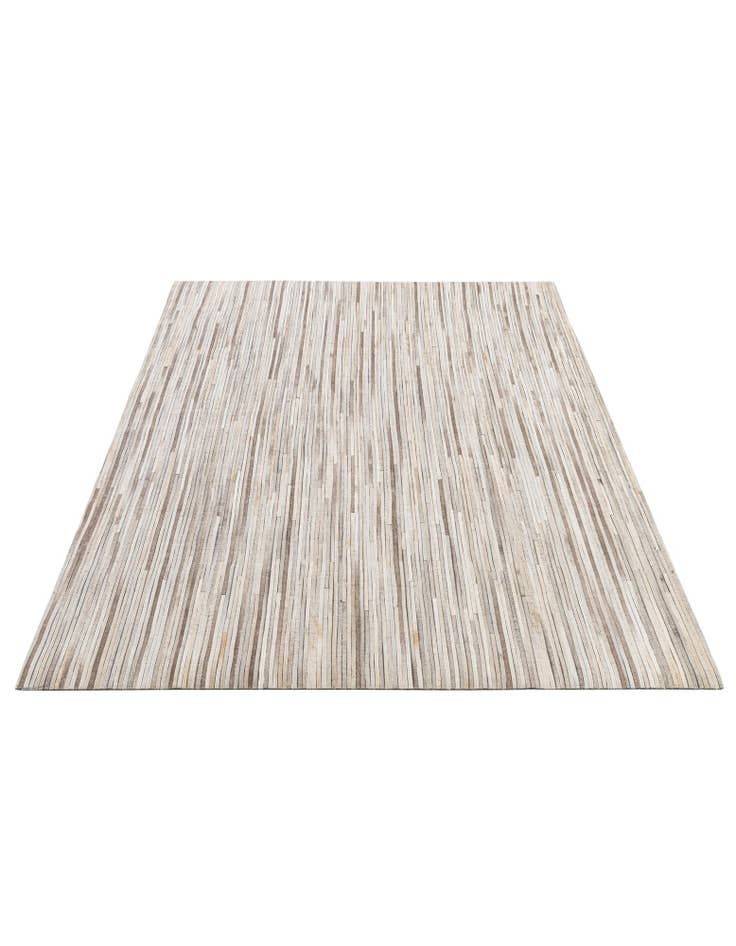 Detail image of  5' 1 x 8' Cowhide - Patchwork Rug