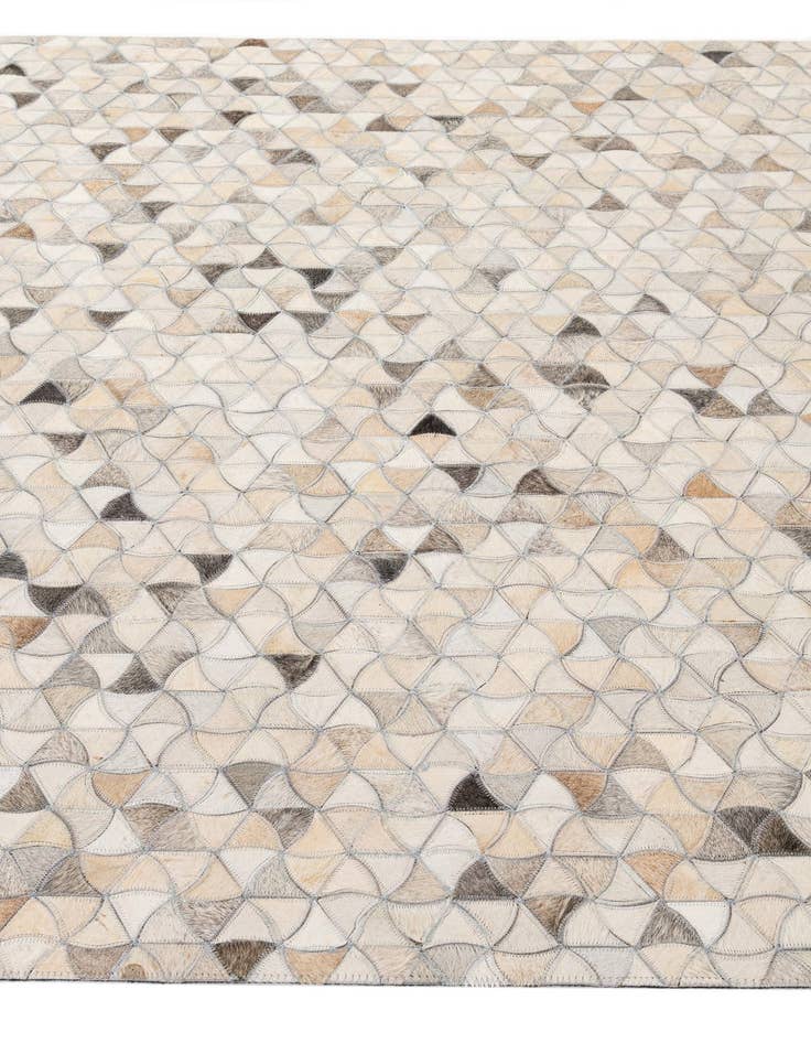 Detail image of  5' x 8' 2 Cowhide - Patchwork Rug