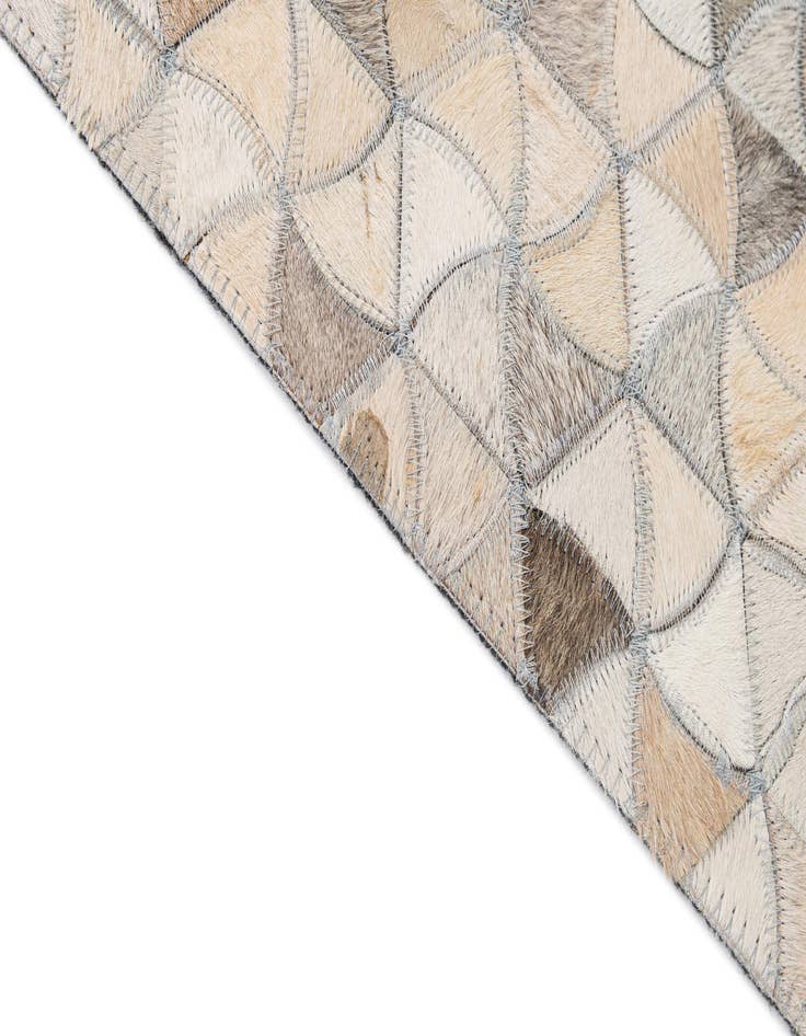 Detail image of  5' x 8' 2 Cowhide - Patchwork Rug