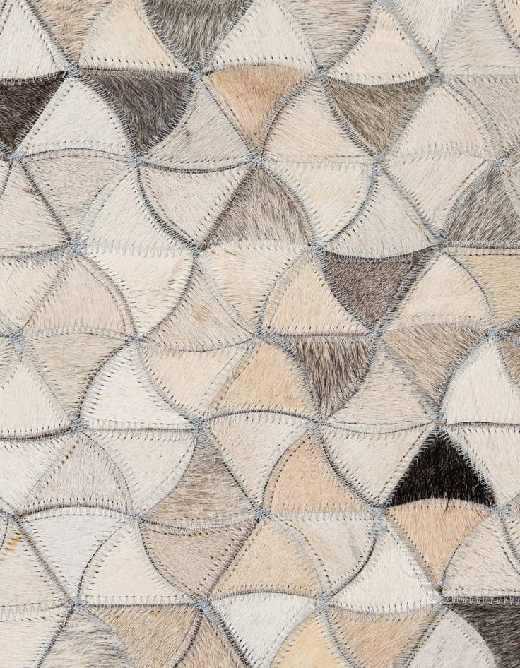 Detail image of  5' x 8' 2 Cowhide - Patchwork Rug