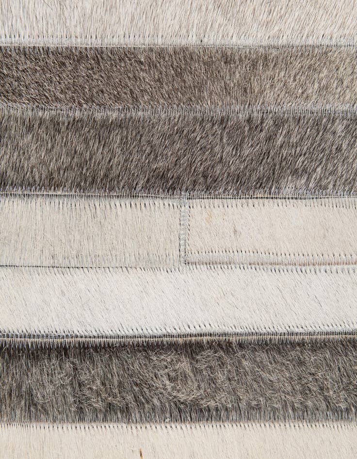 Detail image of  5' 1 x 8' 1 Cowhide - Patchwork Rug