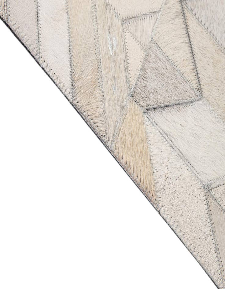 Detail image of  5' 1 x 8' 1 Cowhide - Patchwork Rug