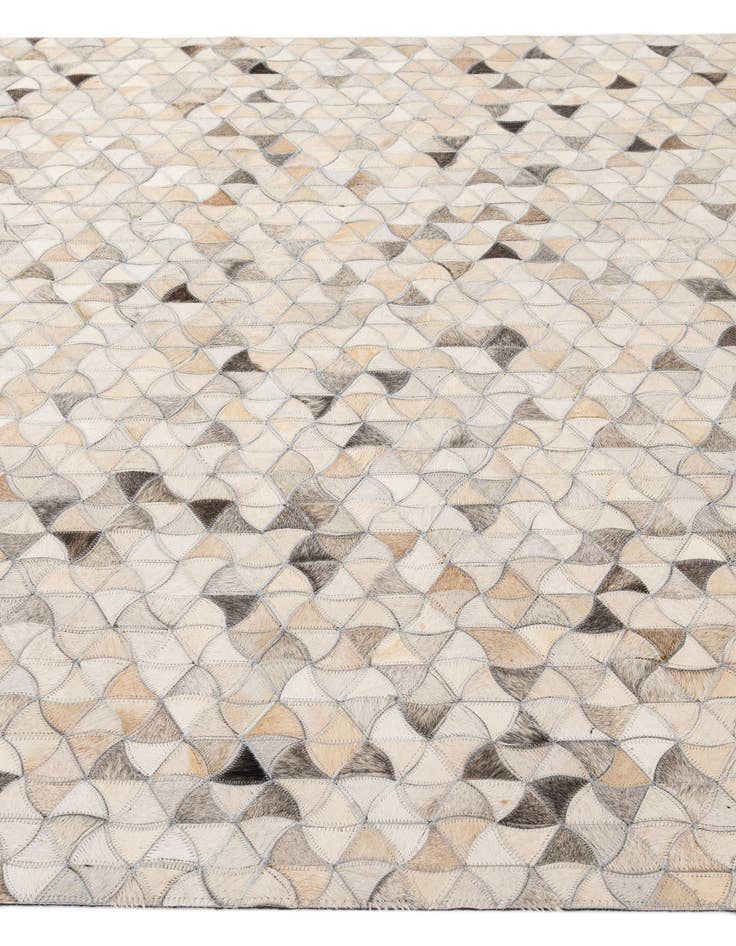 Detail image of  5' x 8' 1 Cowhide - Patchwork Rug