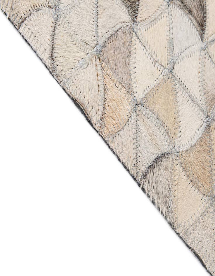 Detail image of  5' x 8' 1 Cowhide - Patchwork Rug