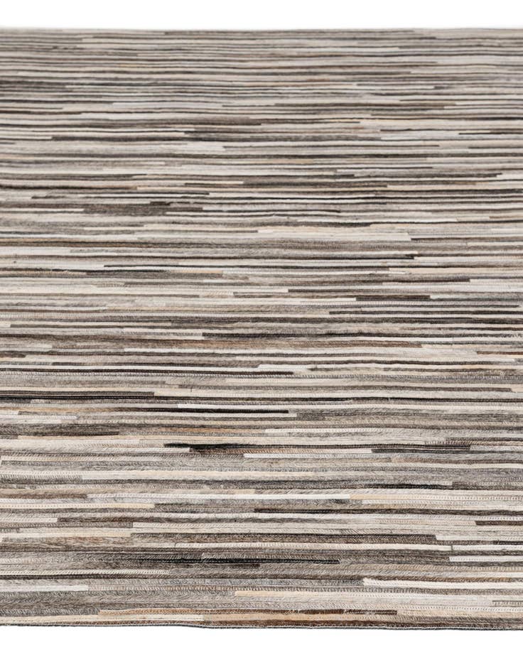 Detail image of  5' 1 x 7' 11 Cowhide - Patchwork Rug