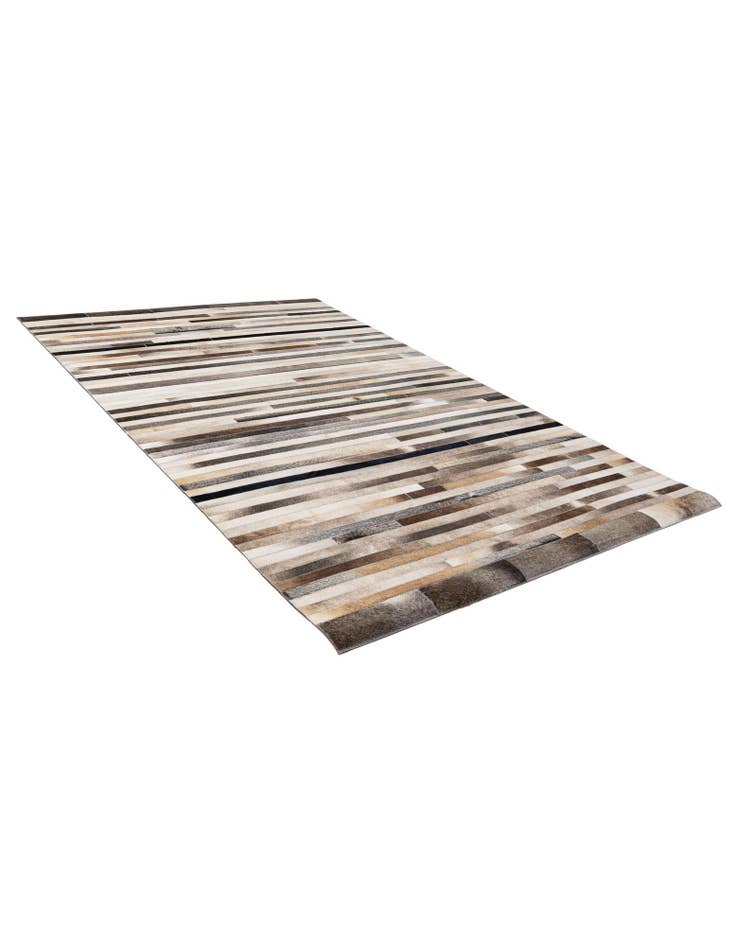 Detail image of  5' x 7' 11 Cowhide - Patchwork Rug