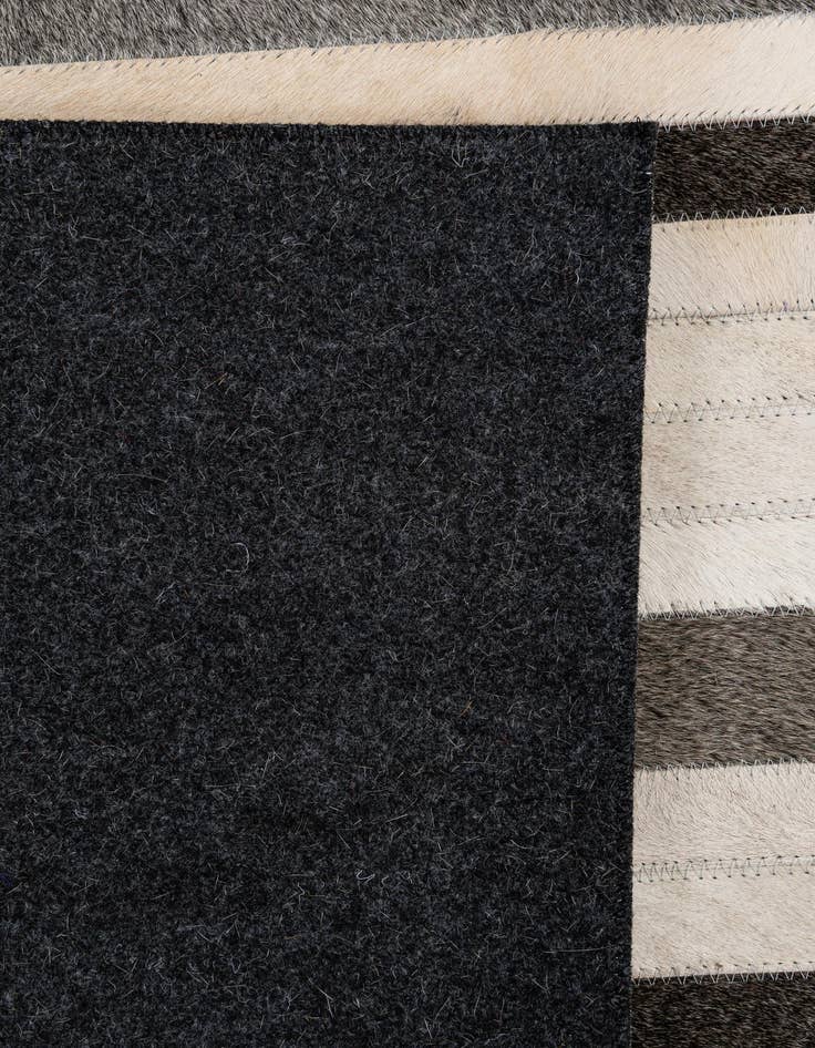 Detail image of  5' x 7' 11 Cowhide - Patchwork Rug