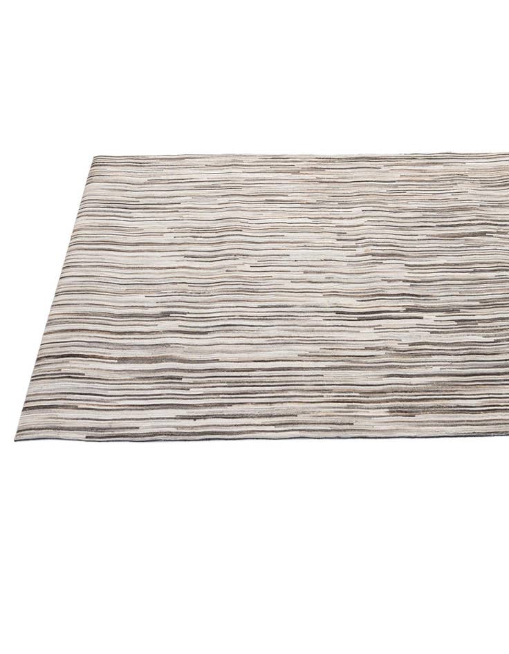 Detail image of  5' 2 x 8' Cowhide - Patchwork Rug