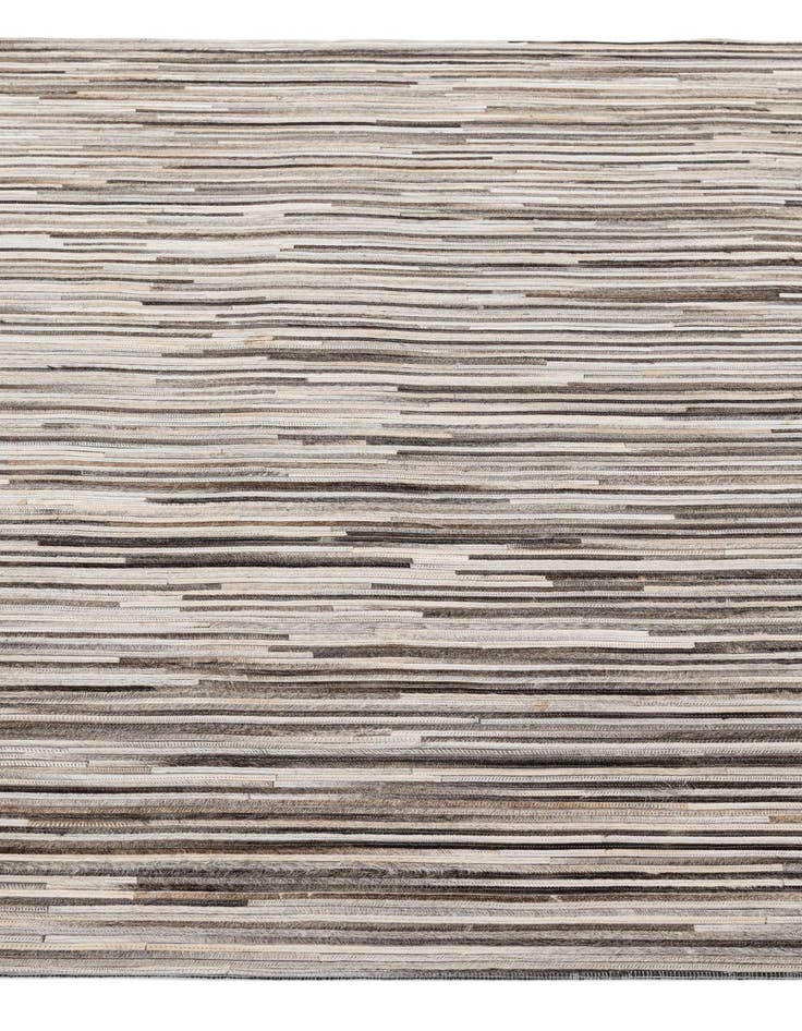 Detail image of  5' 2 x 8' Cowhide - Patchwork Rug