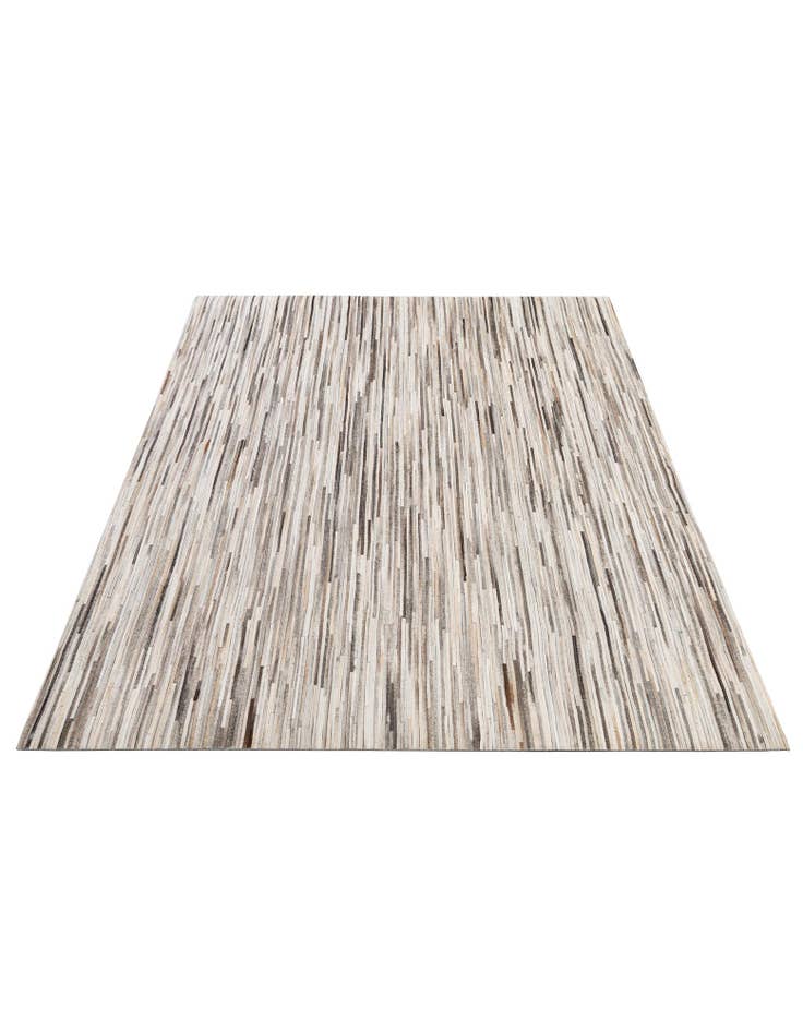 Detail image of  5' 1 x 8' 1 Cowhide - Patchwork Rug