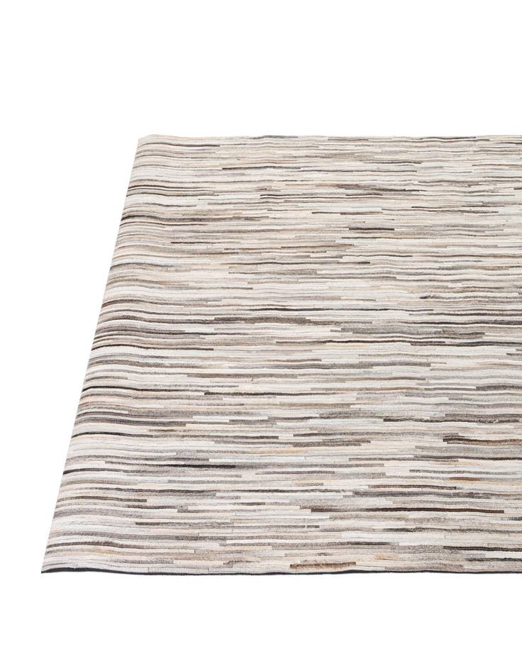Detail image of  5' 1 x 8' 1 Cowhide - Patchwork Rug