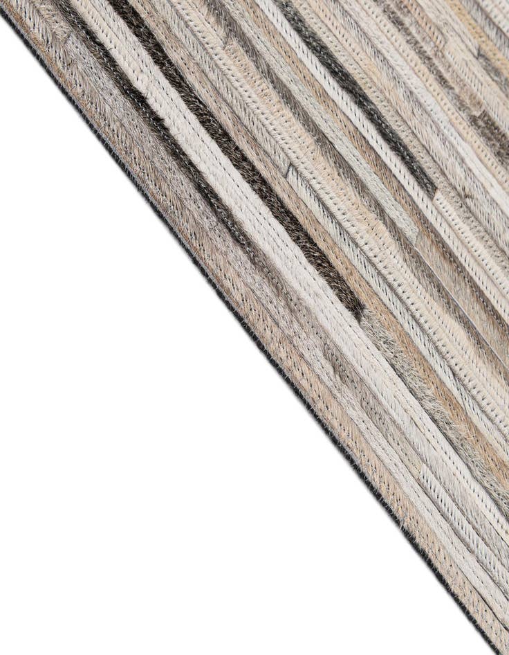 Detail image of  5' 1 x 8' 1 Cowhide - Patchwork Rug