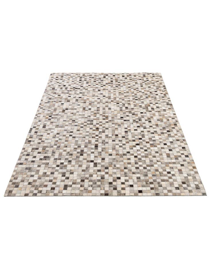 Detail image of  5' 1 x 8' Cowhide - Patchwork Rug