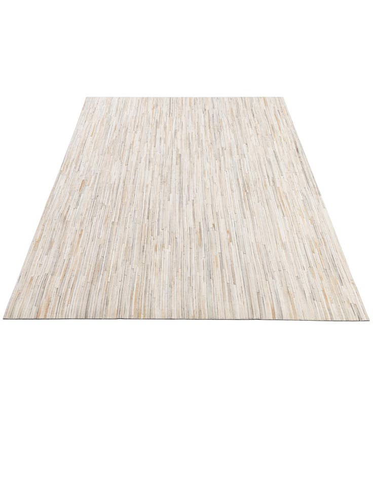 Detail image of  5' 1 x 8' Cowhide - Patchwork Rug