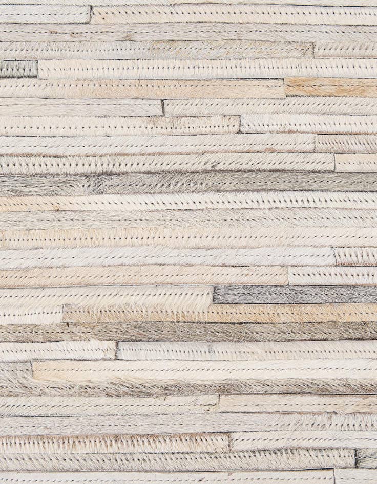 Detail image of  5' 1 x 8' Cowhide - Patchwork Rug