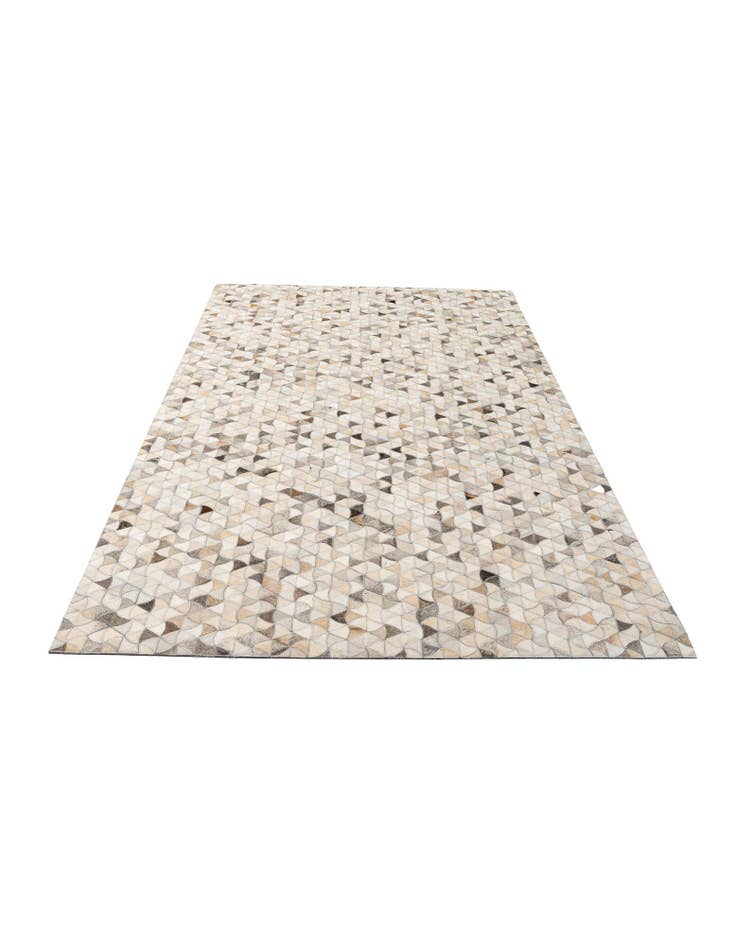 Detail image of  4' 11 x 7' 11 Cowhide - Patchwork Rug